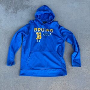 UCLA Bruins Under Armour Hoodie Mens X-Large‎ Blue Fleece Sweatshirt